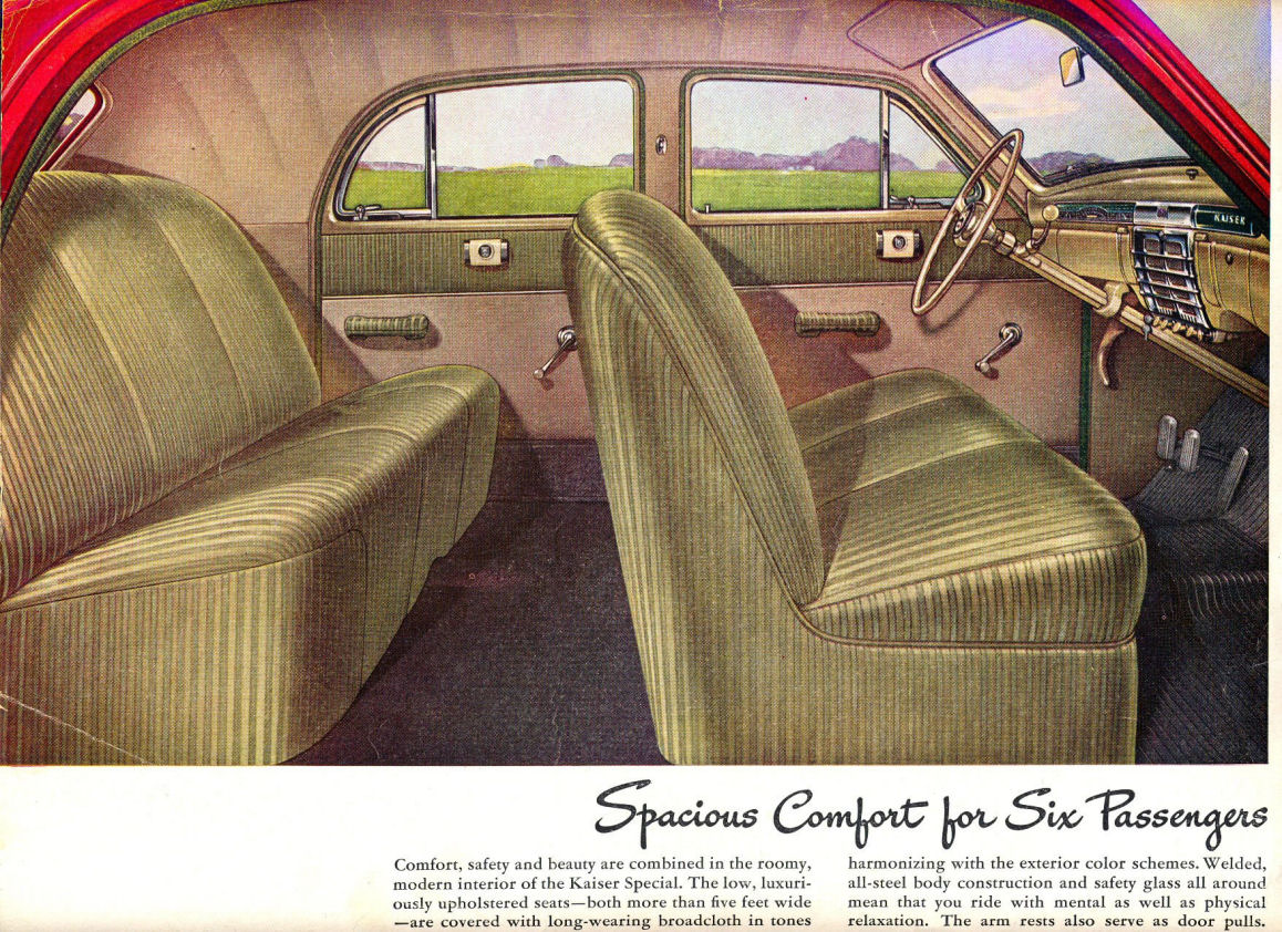 1947 Kaiser Special Brochure Page 8